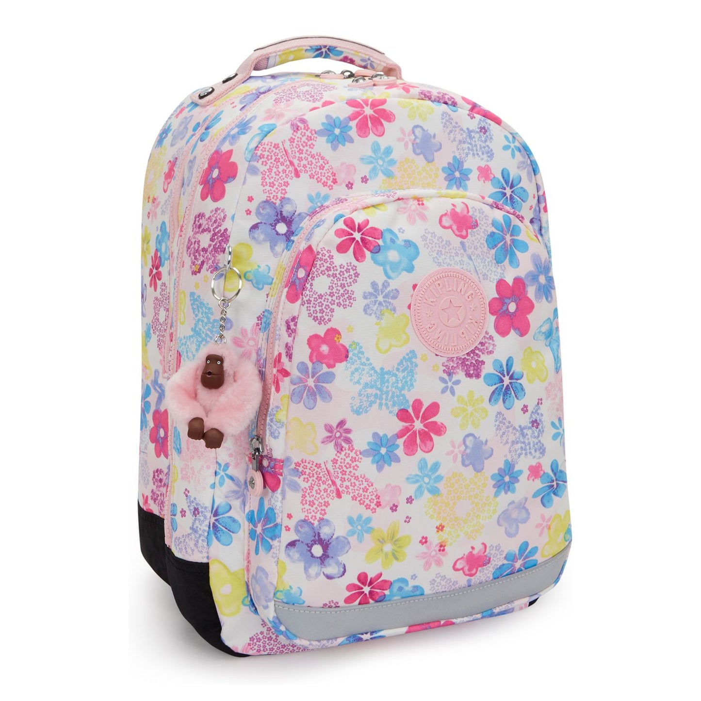 Kipling Class Room Rugzak School - 15" laptopvak - flower stamp
