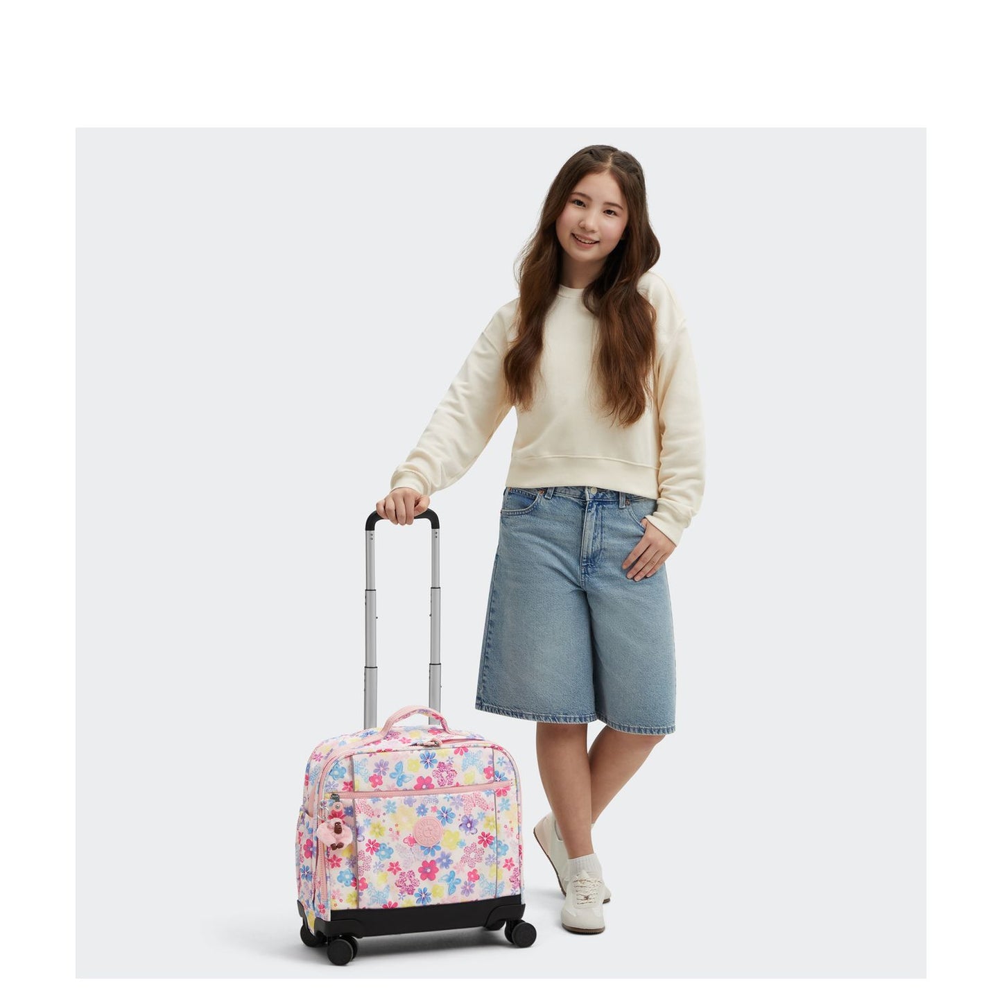 Kipling New Storia Handbagage Trolley 45 cm - 25 liter - 45x40.5x20 cm - flower stamp