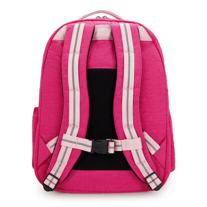 Kipling Seoul College Extra Rugzak School - 15" laptopvak - intense rose