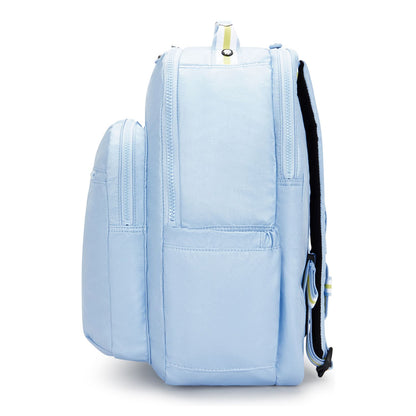 Kipling Seoul College Extra Rugzak School - 15" laptopvak - clear sky metallic