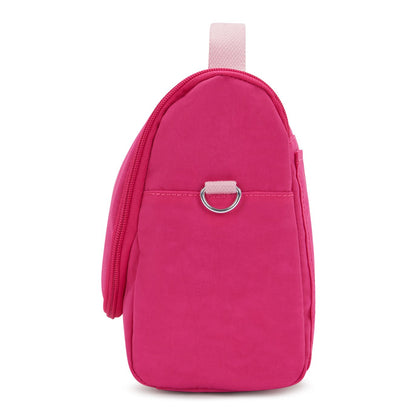 Kipling New Kichirou Crossbody Schoudertas intense rose