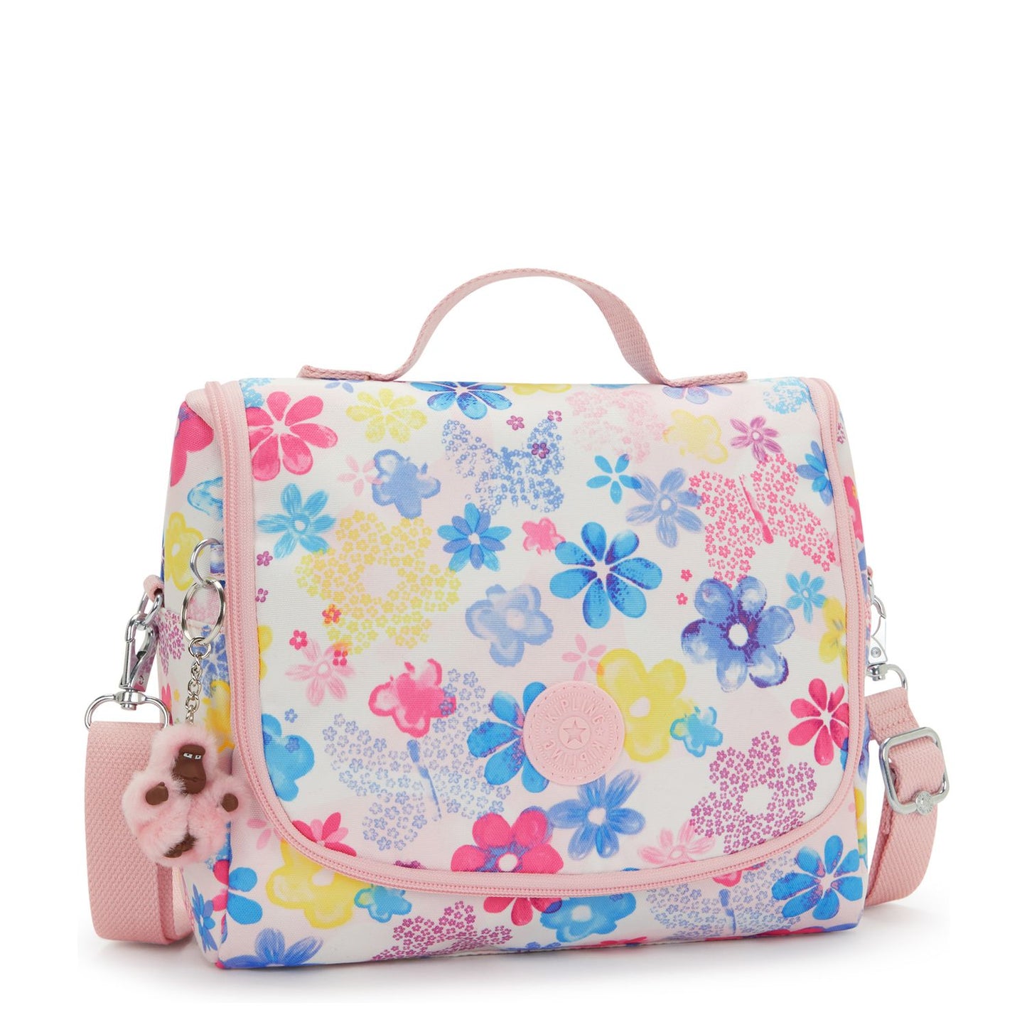Kipling New Kichirou Crossbody Schoudertas flower stamp