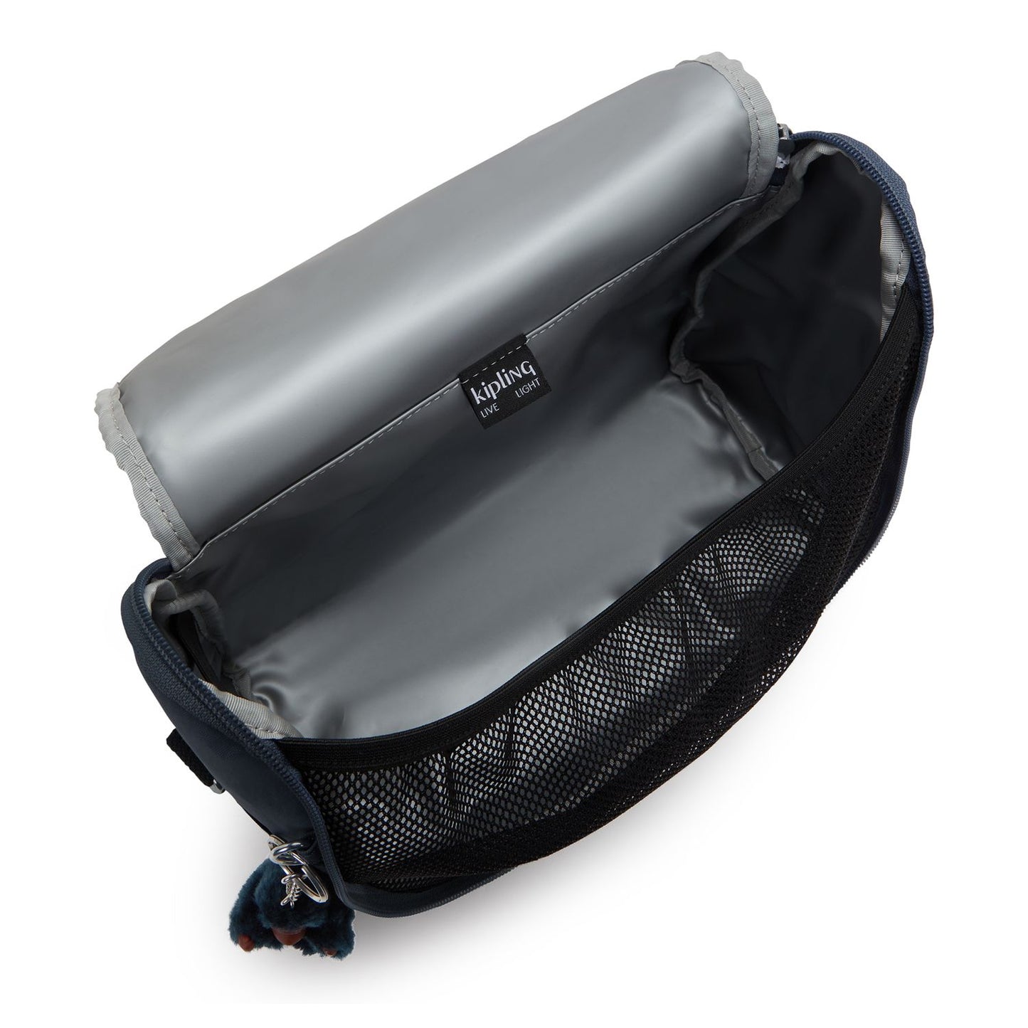 Kipling New Kichirou Crossbody Schoudertas game grey