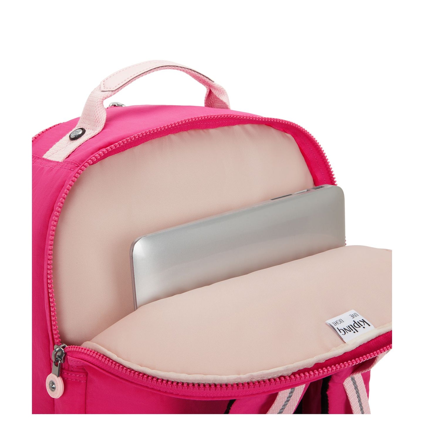 Kipling Seoul College Extra Rugzak School - 15" laptopvak - intense rose