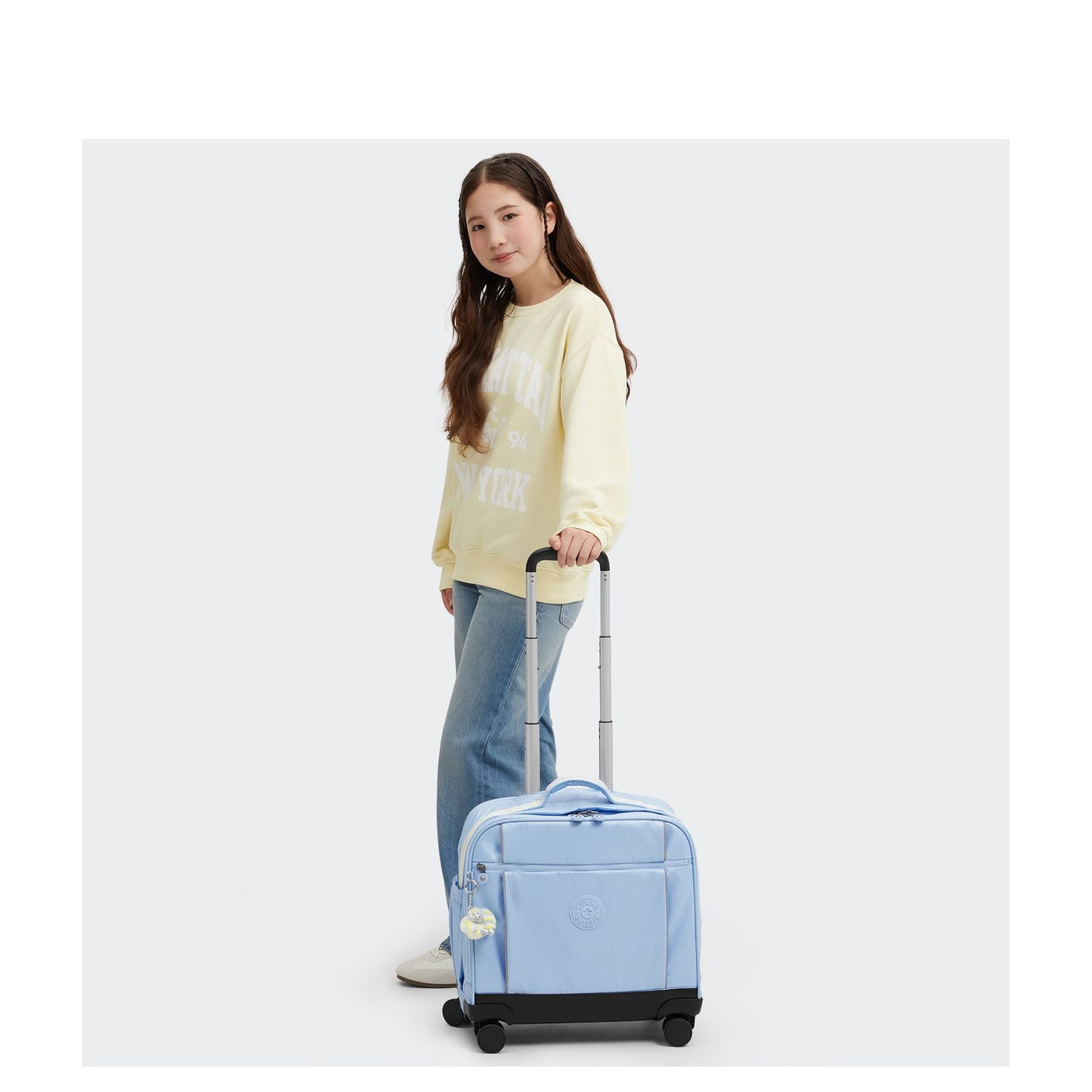 Kipling New Storia Handbagage Trolley 45 cm - 25 liter - 45x40.5x20 cm - clear sky metallic