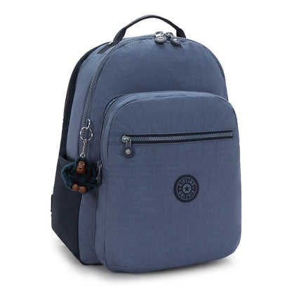 Kipling Seoul College Extra Rugzak School - 15" laptopvak - game grey