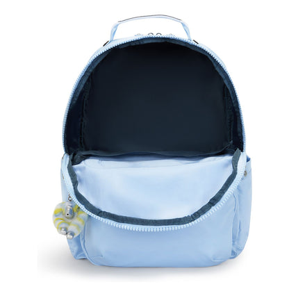 Kipling Seoul College Extra Rugzak School - 15" laptopvak - clear sky metallic