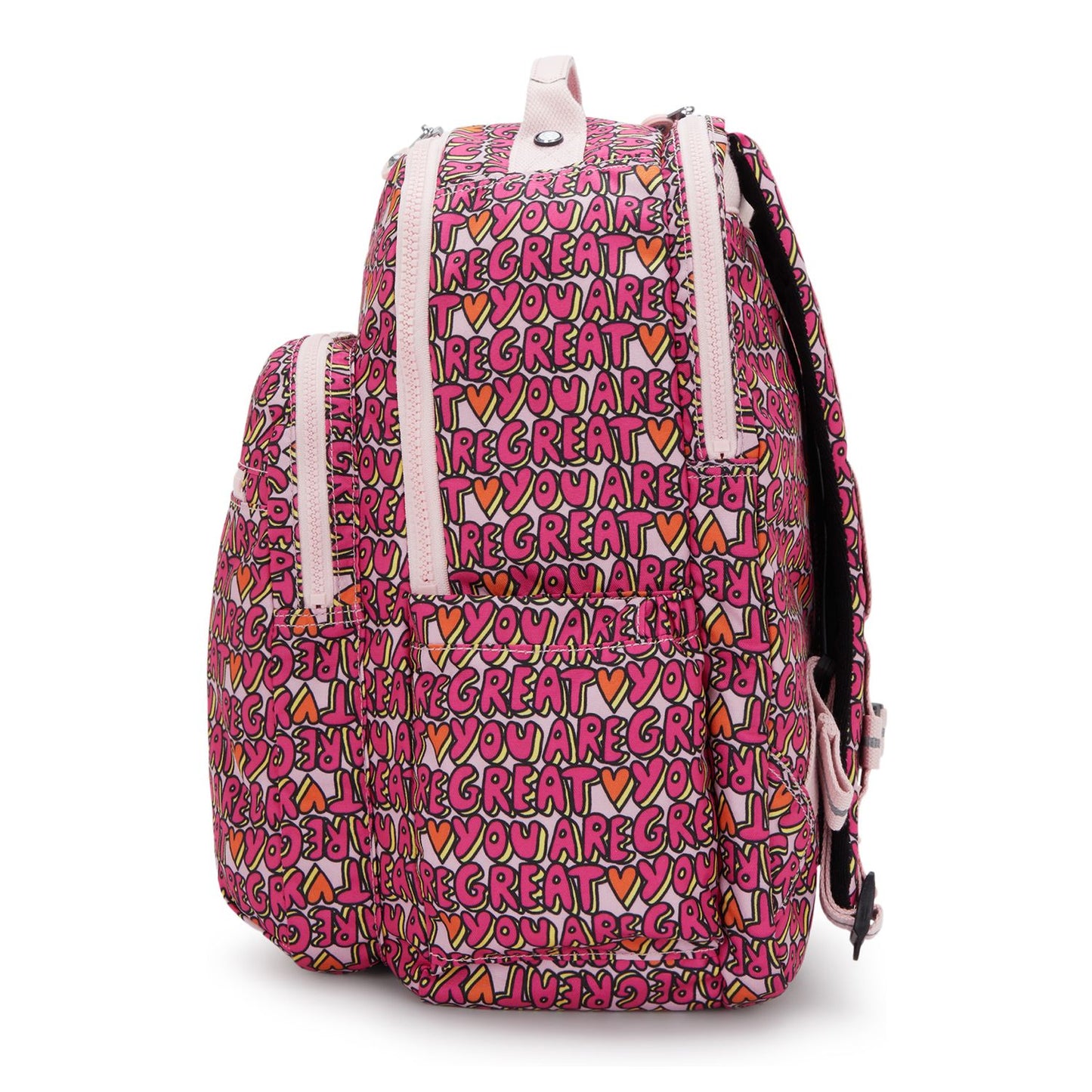 Kipling Seoul College Extra Rugzak School - 15" laptopvak - great print