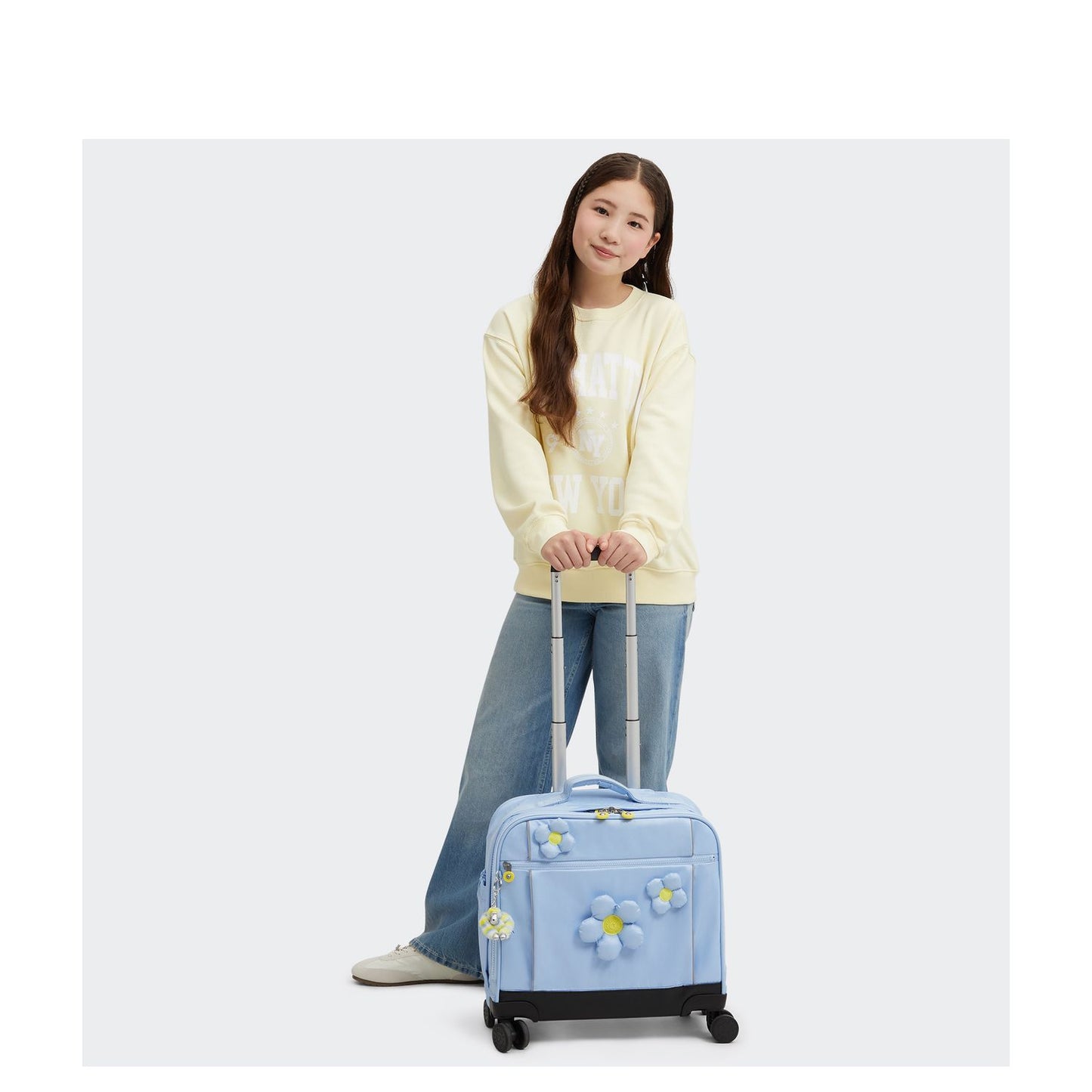 Kipling New Storia Handbagage Trolley 45 cm - 25 liter - 45x40.5x20 cm - bloom crush metallic