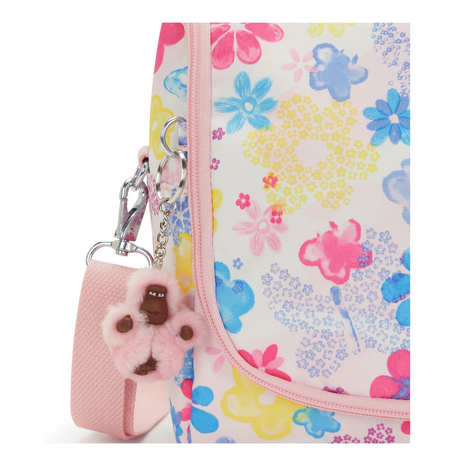 Kipling New Kichirou Crossbody Schoudertas flower stamp