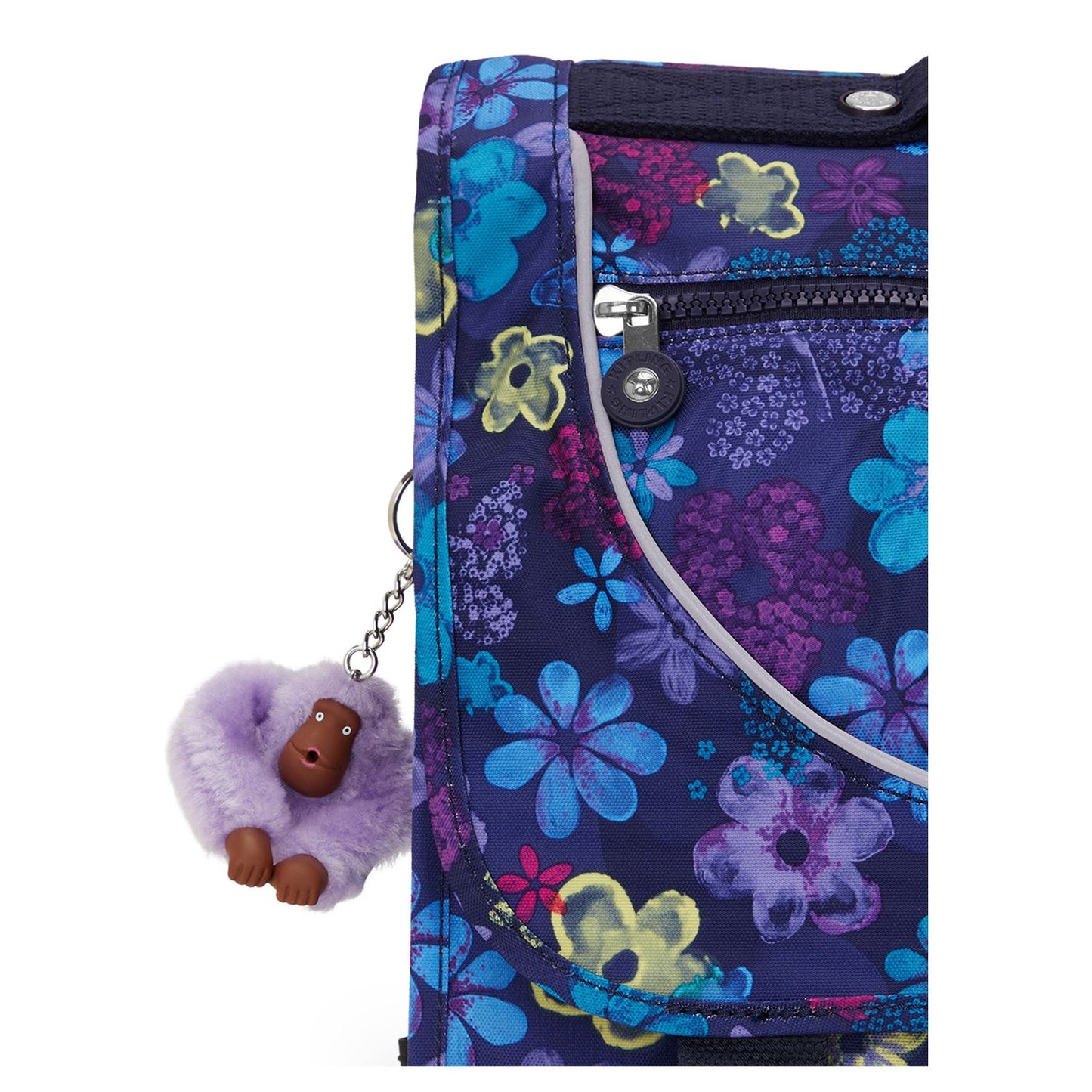 Kipling Preppy Kinderrugzak School dark flower stamp