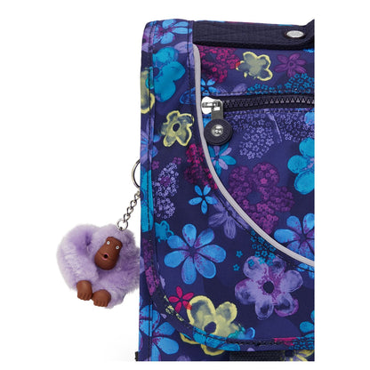 Kipling Preppy Kinderrugzak School dark flower stamp