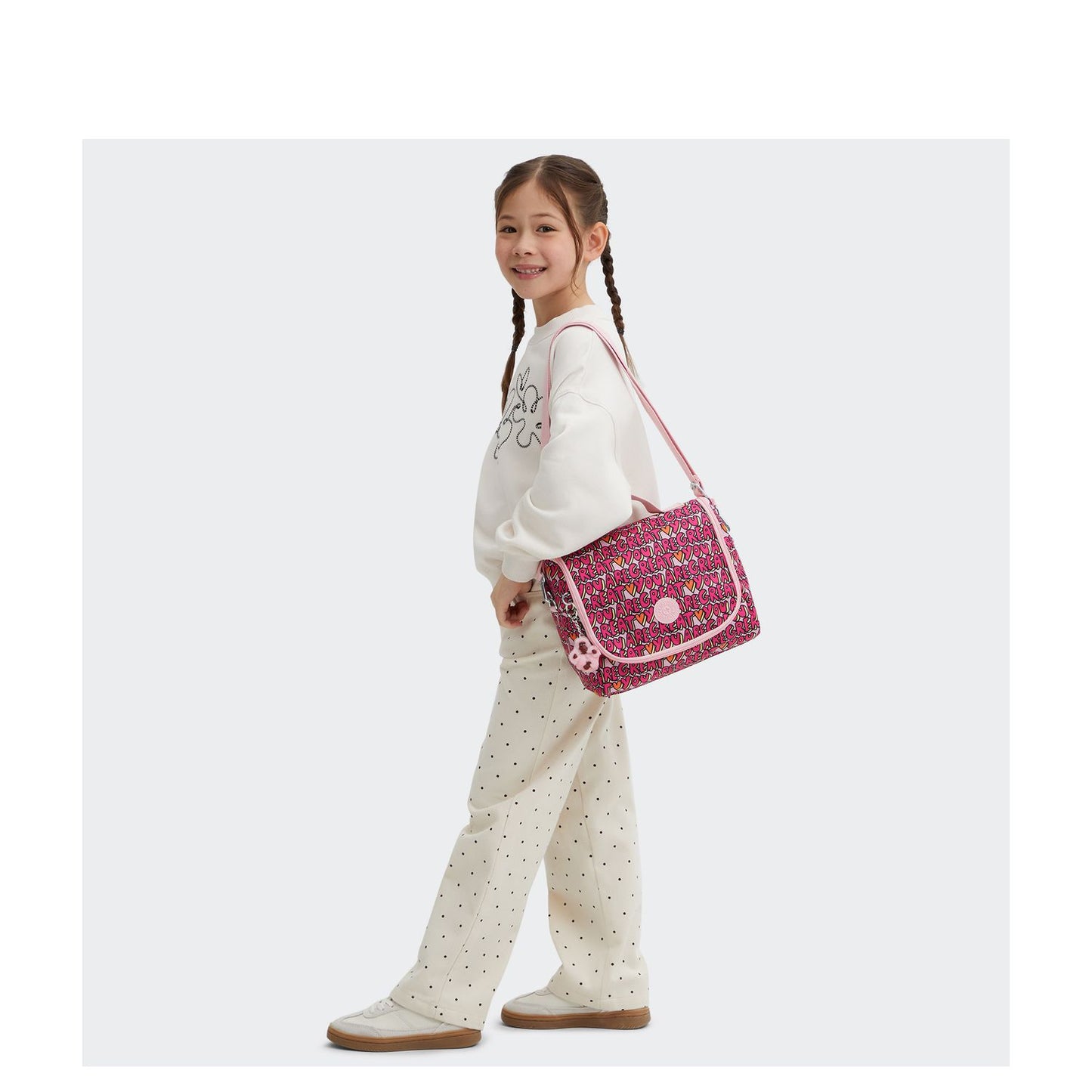 Kipling New Kichirou Crossbody Schoudertas great print