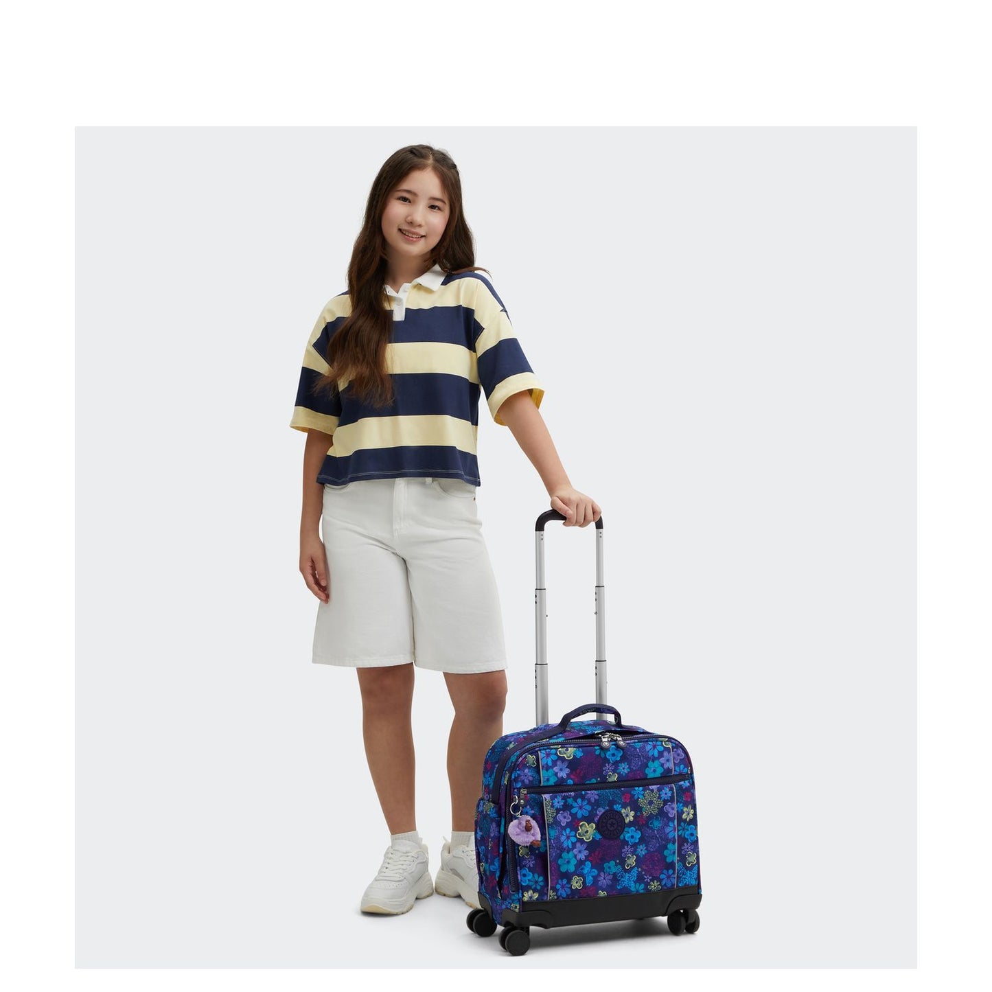 Kipling New Storia Handbagage Trolley 45 cm - 25 liter - 45x40.5x20 cm - dark flower stamp