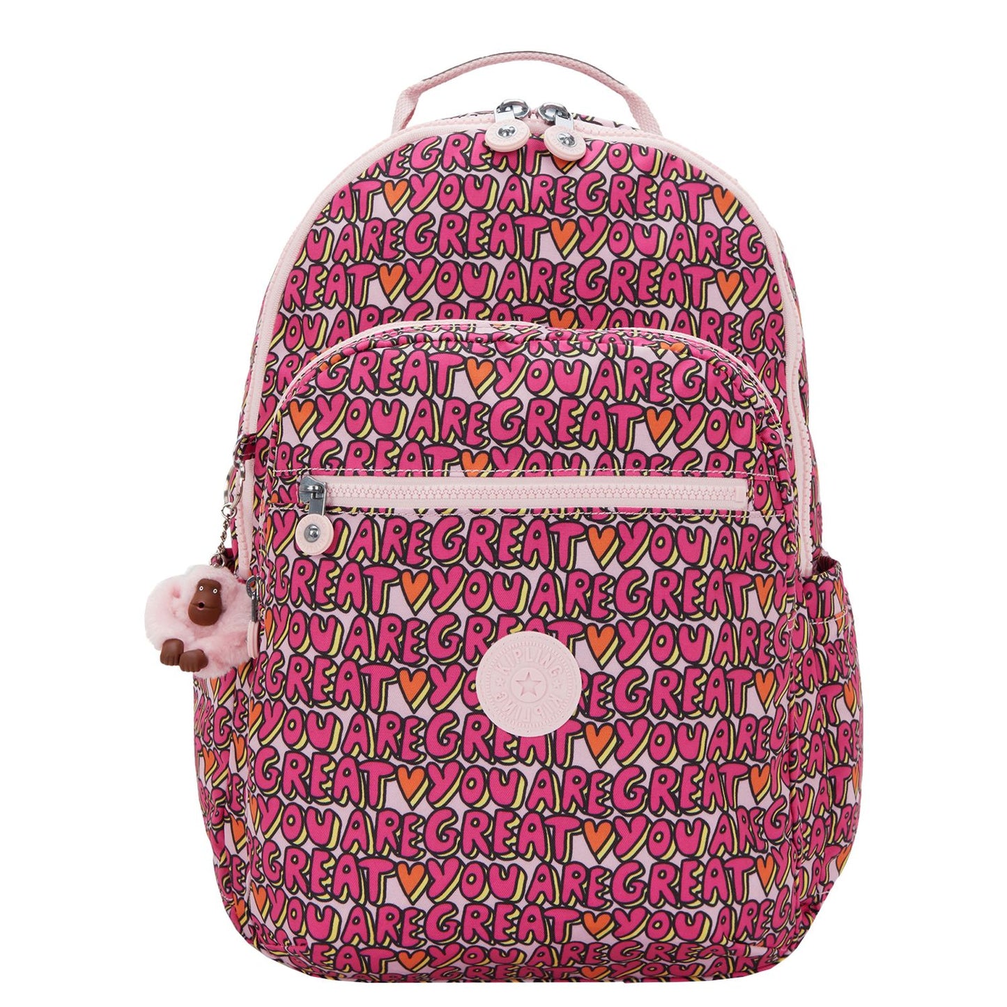 Kipling Seoul College Extra Rugzak School - 15" laptopvak - great print