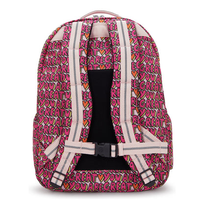 Kipling Seoul College Extra Rugzak School - 15" laptopvak - great print