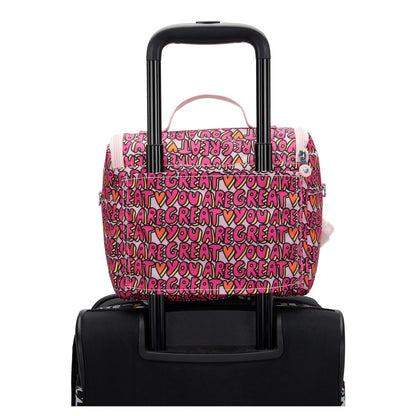Kipling New Kichirou Crossbody Schoudertas great print