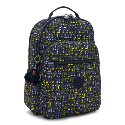 Kipling Seoul Lap Rugzak School - 15" laptopvak - lets play print