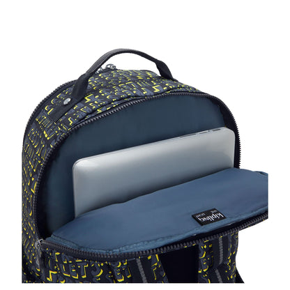 Kipling Seoul College Extra Rugzak School - 15" laptopvak - lets play print