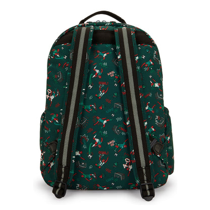 Kipling Seoul Lap Rugzak School - 15" laptopvak - soccer print