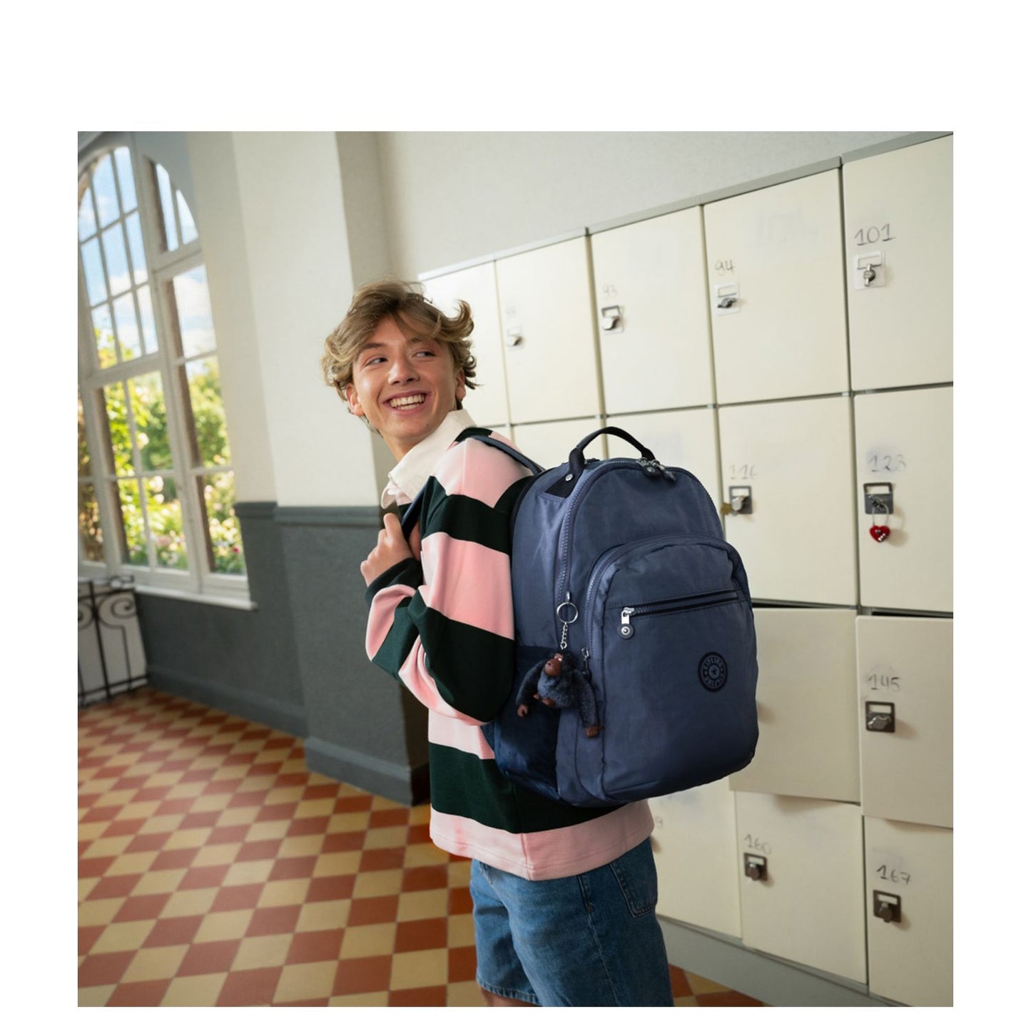 Kipling Seoul Lap Rugzak School - 15" laptopvak - game grey