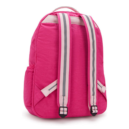 Kipling Seoul Lap Rugzak School - 15" laptopvak - intense rose