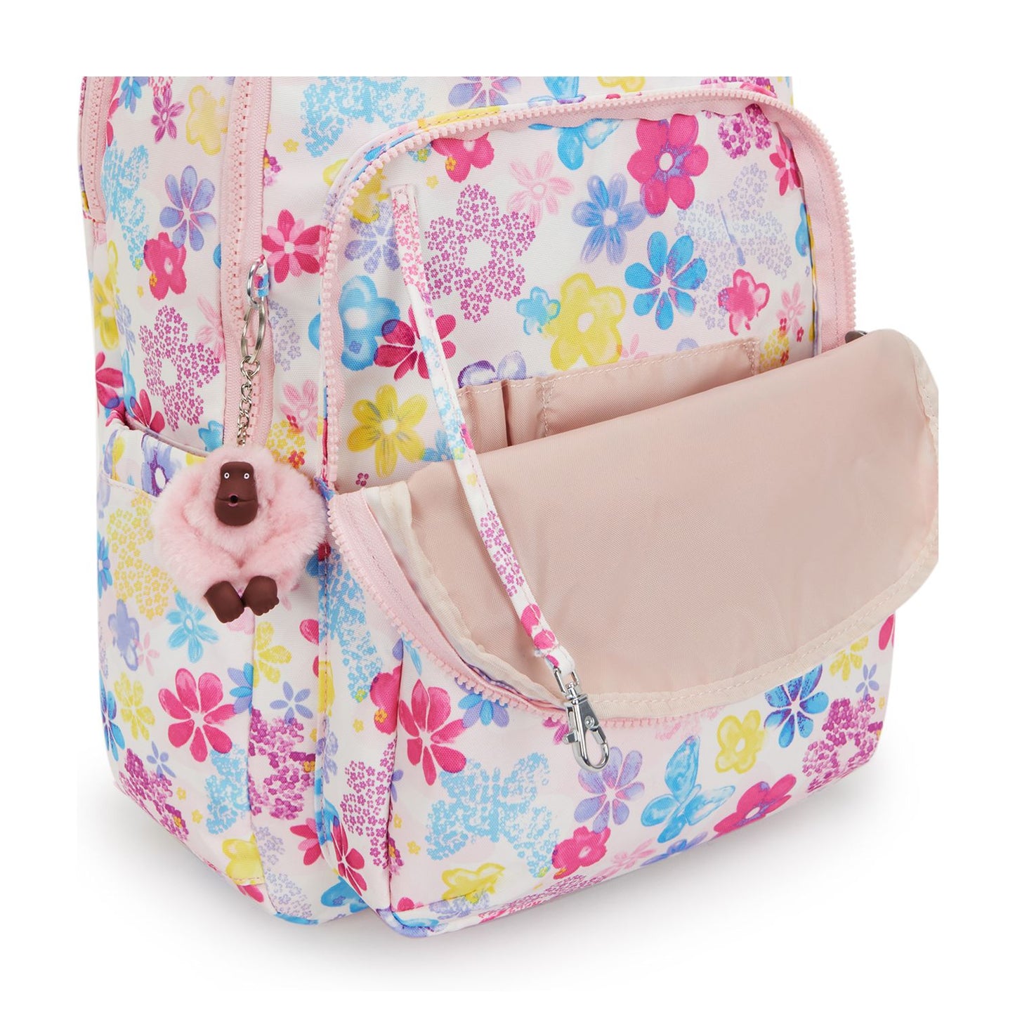 Kipling Seoul Lap Rugzak School - 15" laptopvak - flower stamp