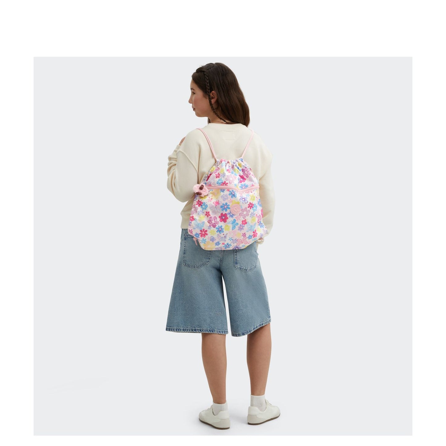 Kipling Supertaboo Gymtas flower stamp