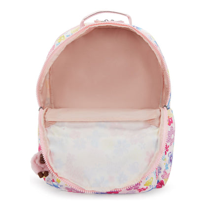Kipling Seoul Lap Rugzak School - 15" laptopvak - flower stamp