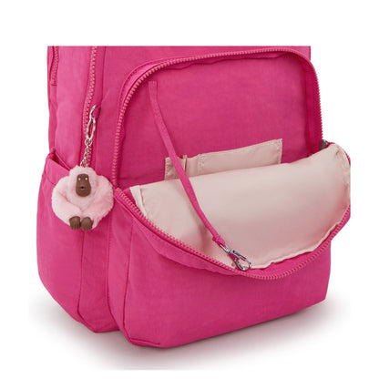 Kipling Seoul Lap Rugzak School - 15" laptopvak - intense rose