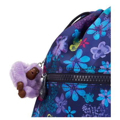 Kipling Supertaboo Gymtas dark flower stamp