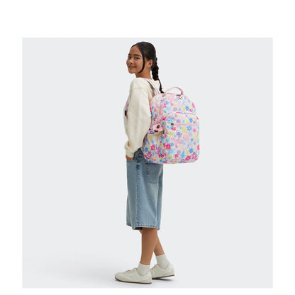 Kipling Seoul Lap Rugzak School - 15" laptopvak - flower stamp