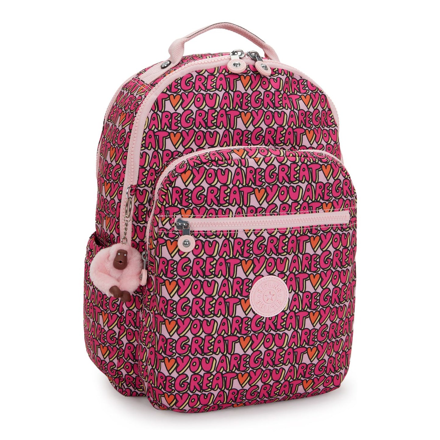 Kipling Seoul Lap Rugzak School - 15" laptopvak - u r great print