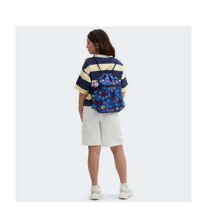 Kipling Supertaboo Gymtas dark flower stamp