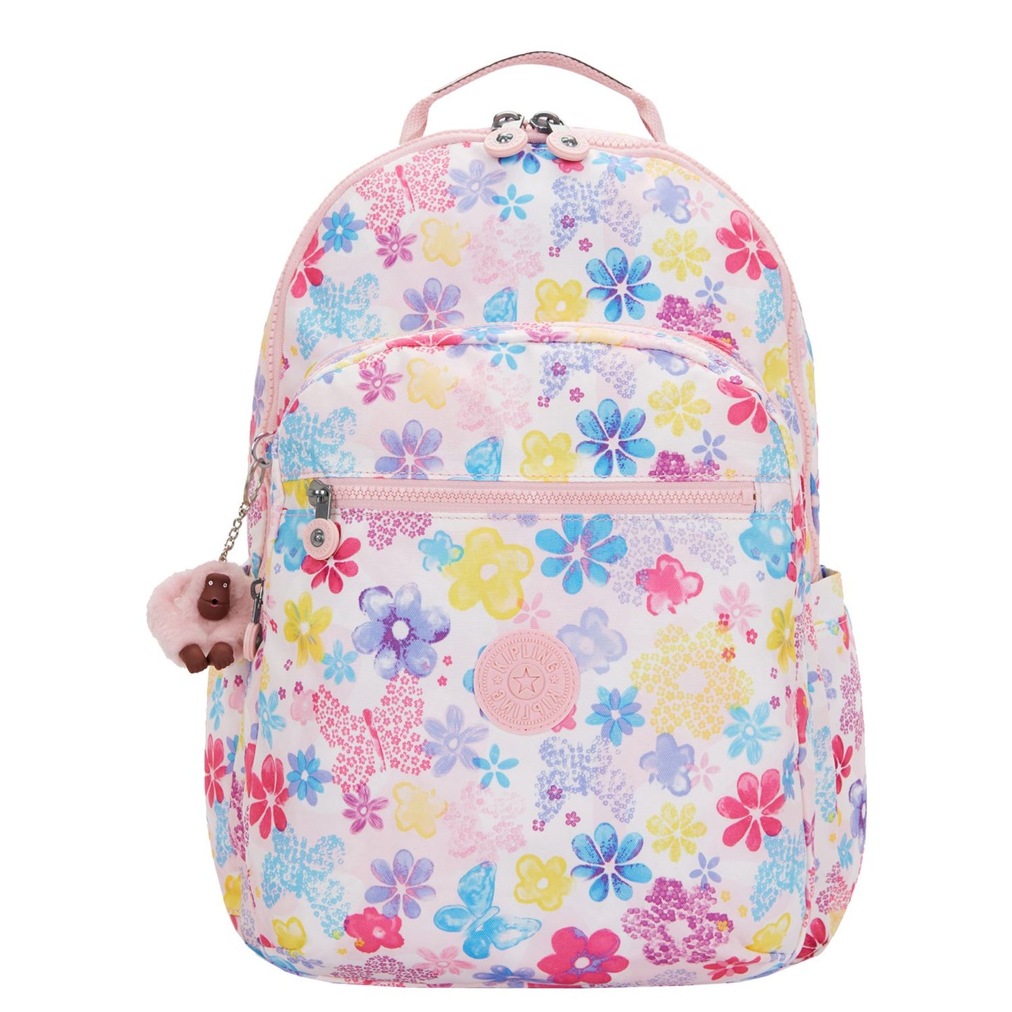 Kipling Seoul Lap Rugzak School - 15" laptopvak - flower stamp