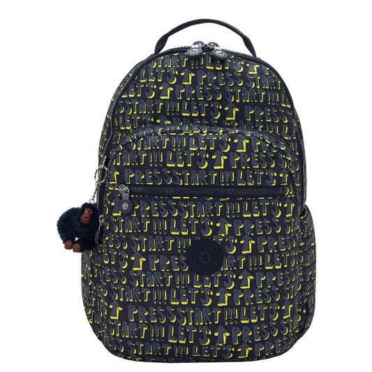 Kipling Seoul Lap Rugzak School - 15" laptopvak - lets play print