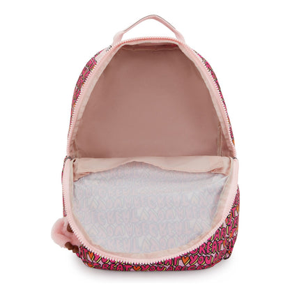 Kipling Seoul Lap Rugzak School - 15" laptopvak - u r great print