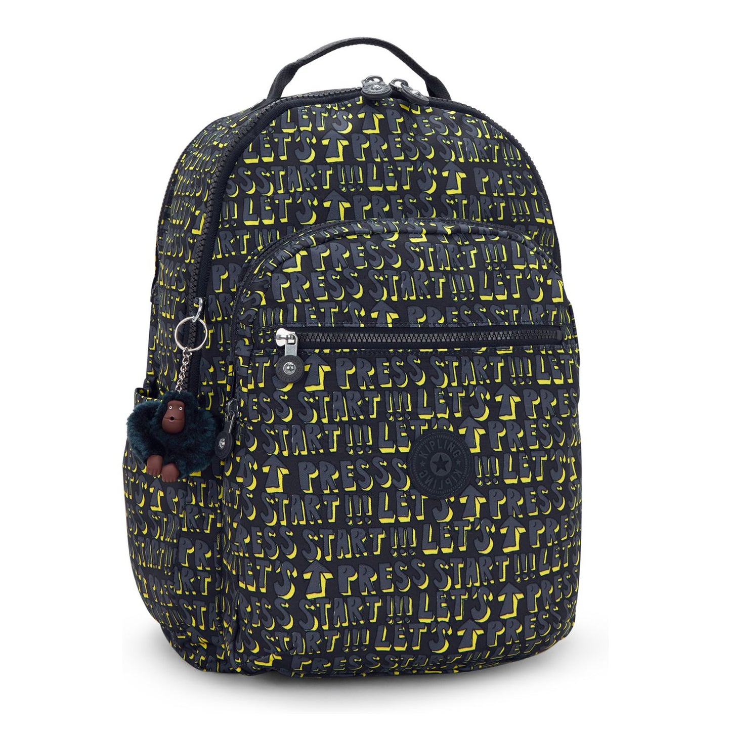 Kipling Seoul College Extra Rugzak School - 15" laptopvak - lets play print