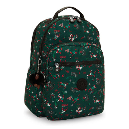 Kipling Seoul Lap Rugzak School - 15" laptopvak - soccer print