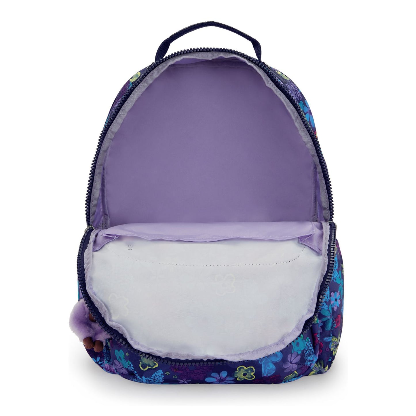 Kipling Seoul Lap Rugzak School - 15" laptopvak - dark flower stamp
