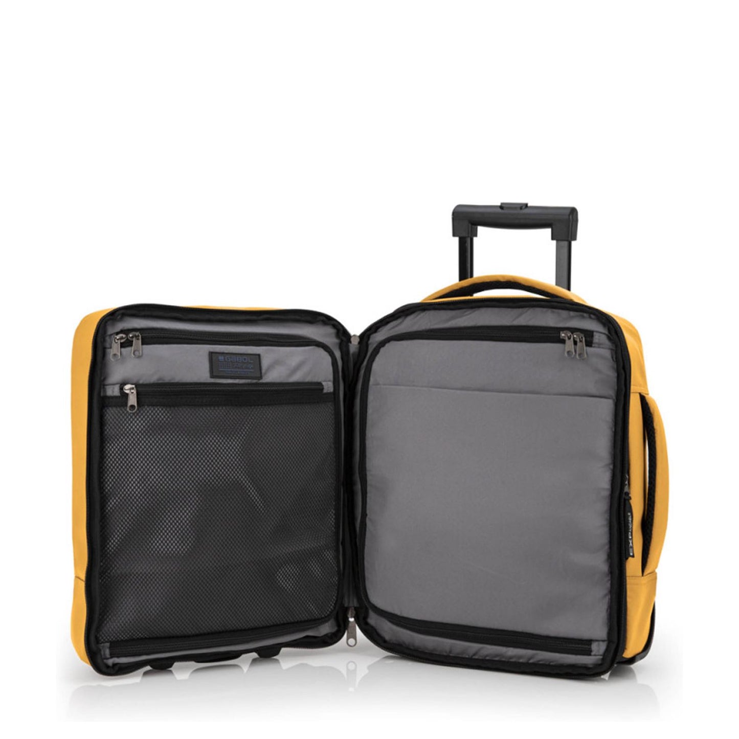 Gabol Canada Rugzak met Wielen - 24 liter - 40x30x20 cm - mosterd
