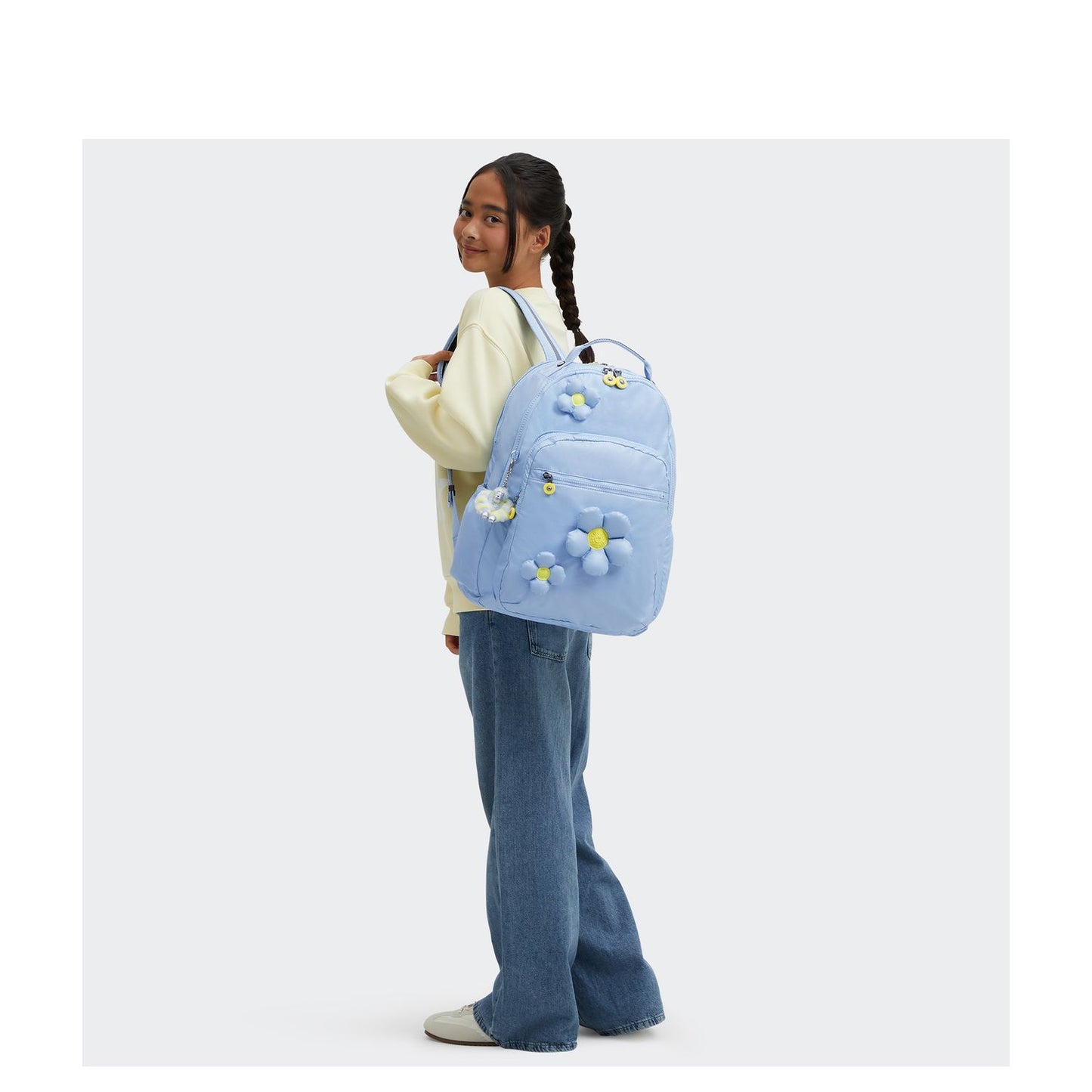 Kipling Seoul Lap Rugzak School - 15" laptopvak - bloom crush metallic