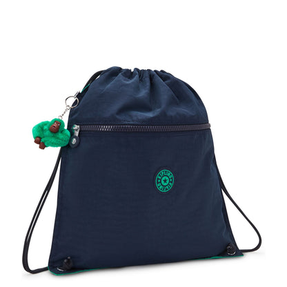 Kipling Supertaboo Gymtas blue green block