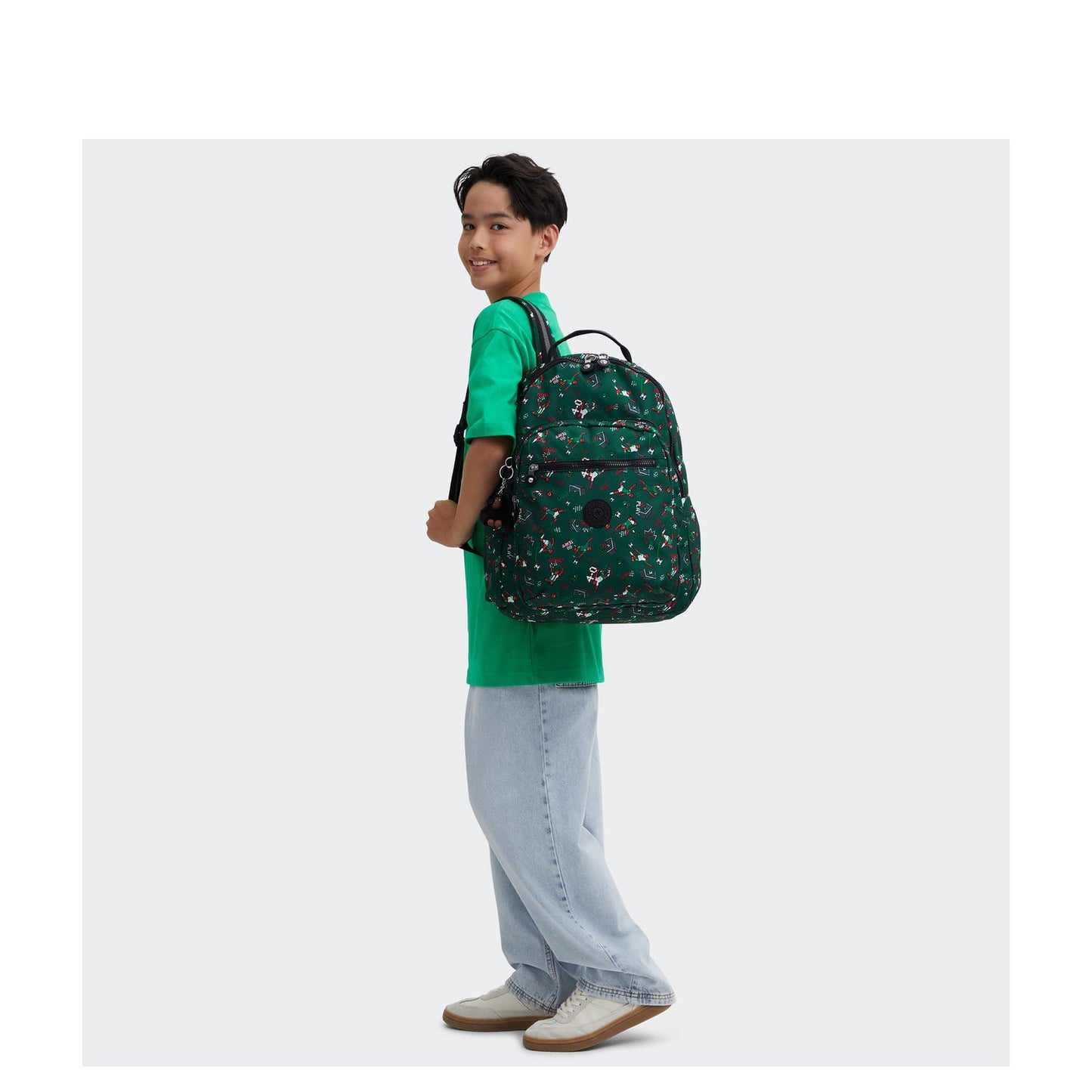 Kipling Seoul Lap Rugzak School - 15" laptopvak - soccer print