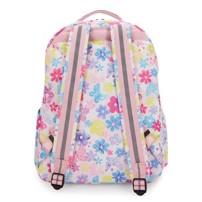 Kipling Seoul Lap Rugzak School - 15" laptopvak - flower stamp