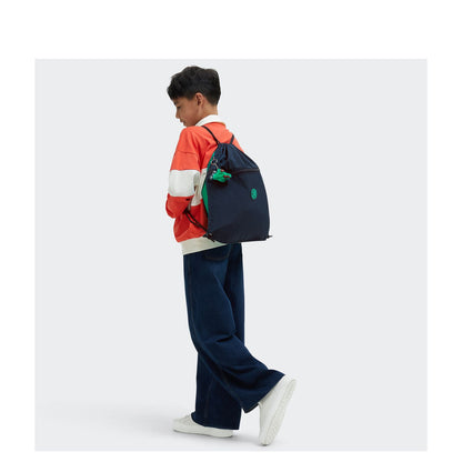Kipling Supertaboo Gymtas blue green block