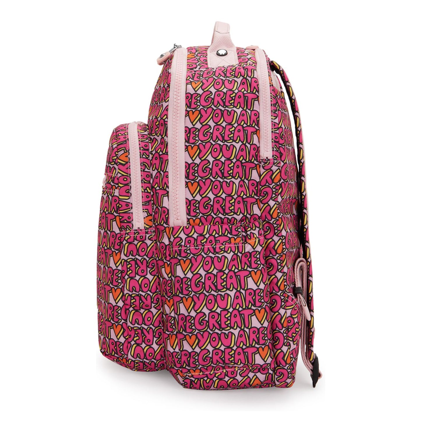 Kipling Seoul Lap Rugzak School - 15" laptopvak - u r great print