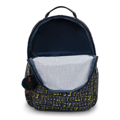 Kipling Seoul Lap Rugzak School - 15" laptopvak - lets play print