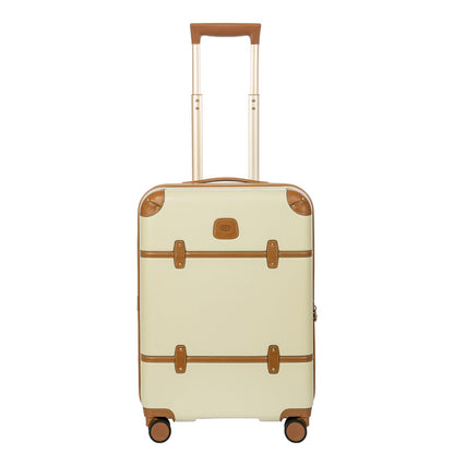 Bric's Taormina Handbagage Spinner 55 cm - Uitbreidbaar 42/49 liter - 55x40x22/26 cm - cream