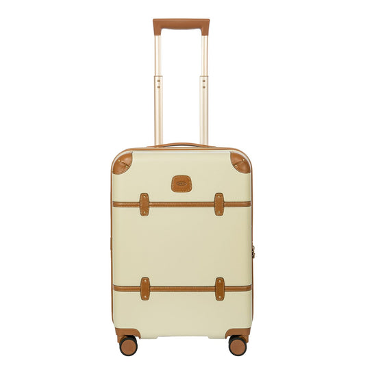 Bric's Taormina Handbagage Spinner 55 cm - Uitbreidbaar 42/49 liter - 55x40x22/26 cm - cream